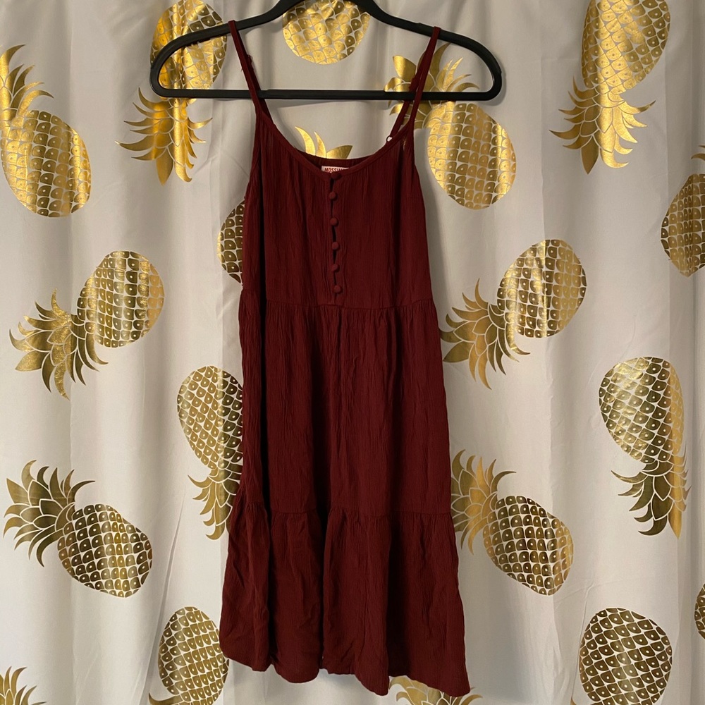 Red/Maroon swing dress